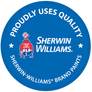 We proudly use quality Sherwin Williams brand paints